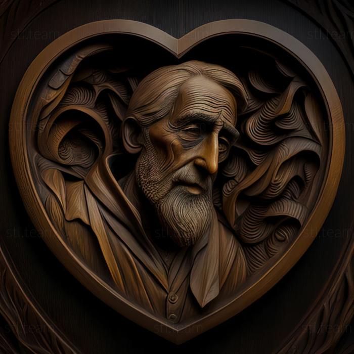 3D model The Heart of Darkness Joseph Conrad 1899 (STL)